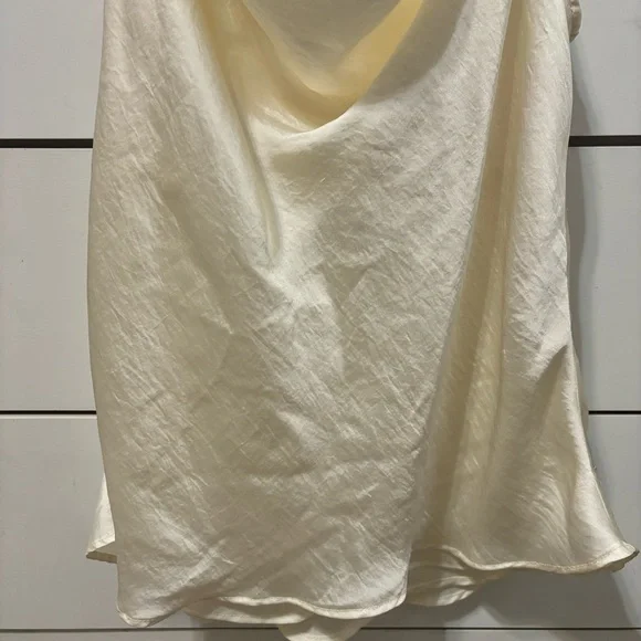 Show Me Your MuMu Cream Silk Tank Top - Picture 6 of 6